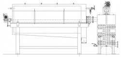 A typical Schematic of Rotary Drum Thickener